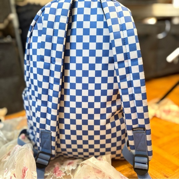 3/$10⚡️Blue & White Parkland Checkered Kids Backpack - Picture 8 of 16